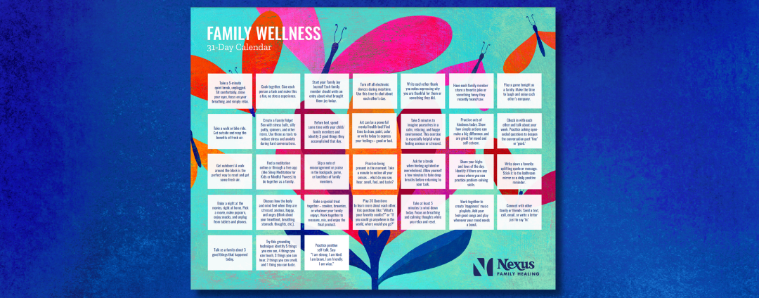 Family Wellness Calendar