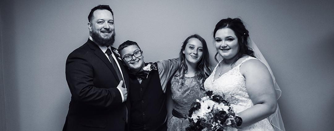 John and Haley with foster youth