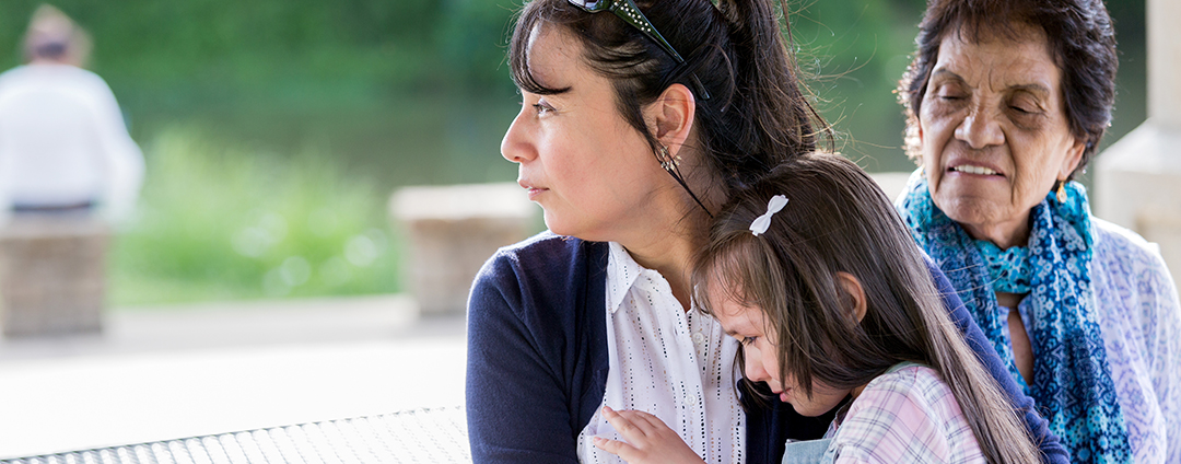 daughter leaving child
