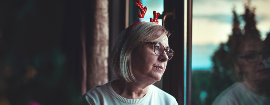 Women stressed about the holidays