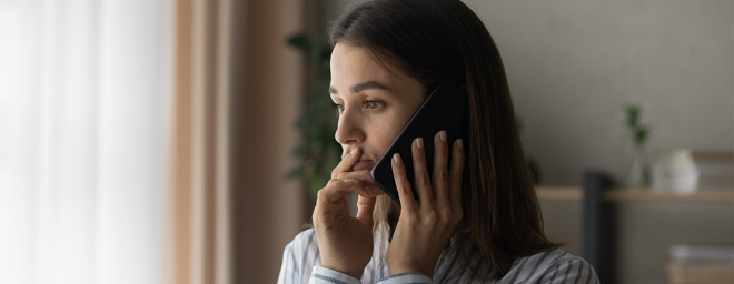 Women on the phone