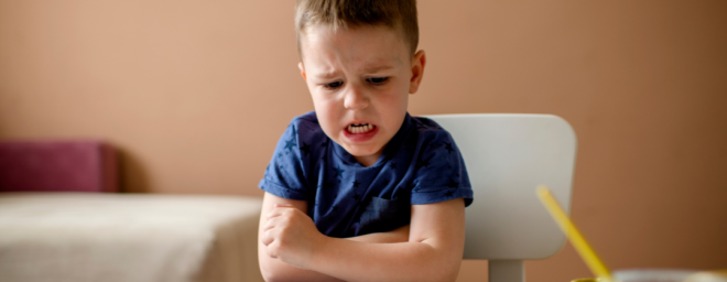 Boy with aggressive behavior