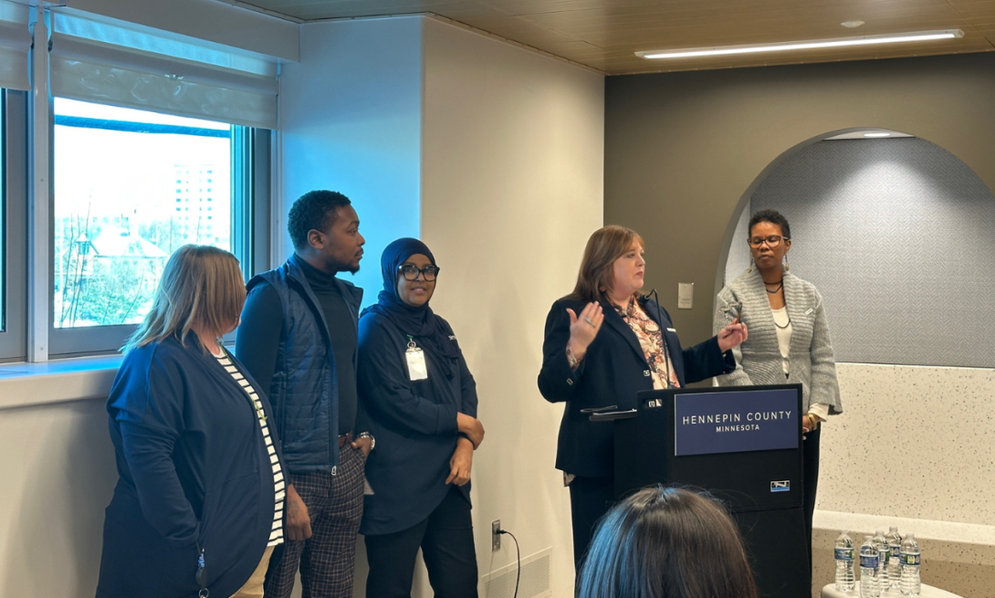 Dr. Michelle K. Murray welcomes community partners and leadership as we celebrated the opening of the center.