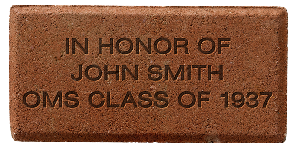 In Honor of John Smith brick