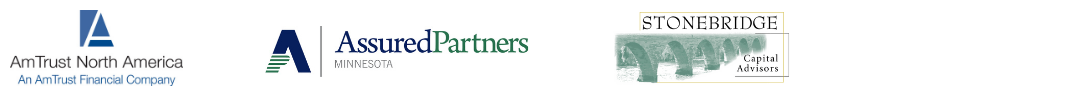 AmTrust North America, Assured Partners, Stonebridge Capital Advisors logos