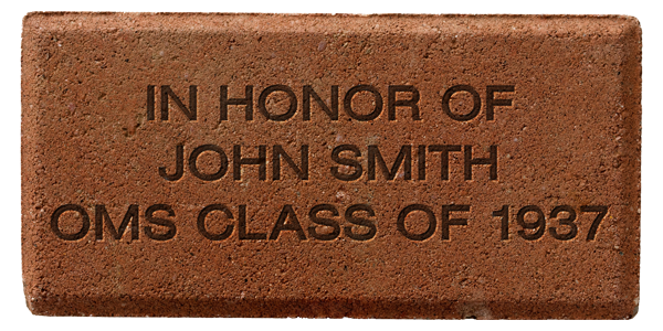 In Honor of John Smith brick