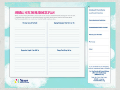 DIY Mental Health Readiness Plan