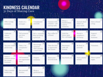 Kindness Calendar