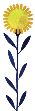 Illustration of a sunflower