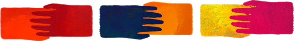 Illustration of hands working together