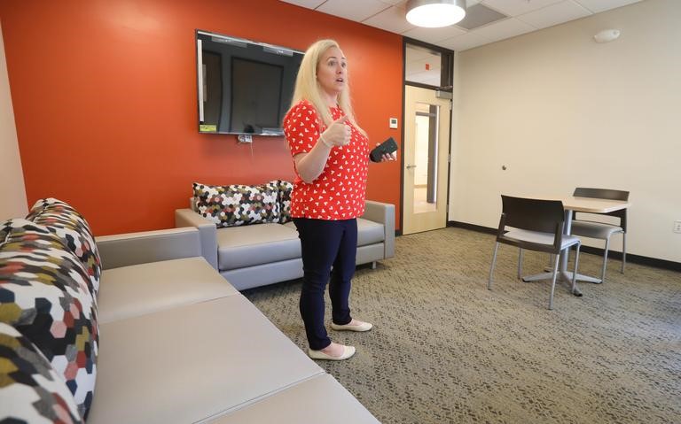 Nicole Mucheck training new staff