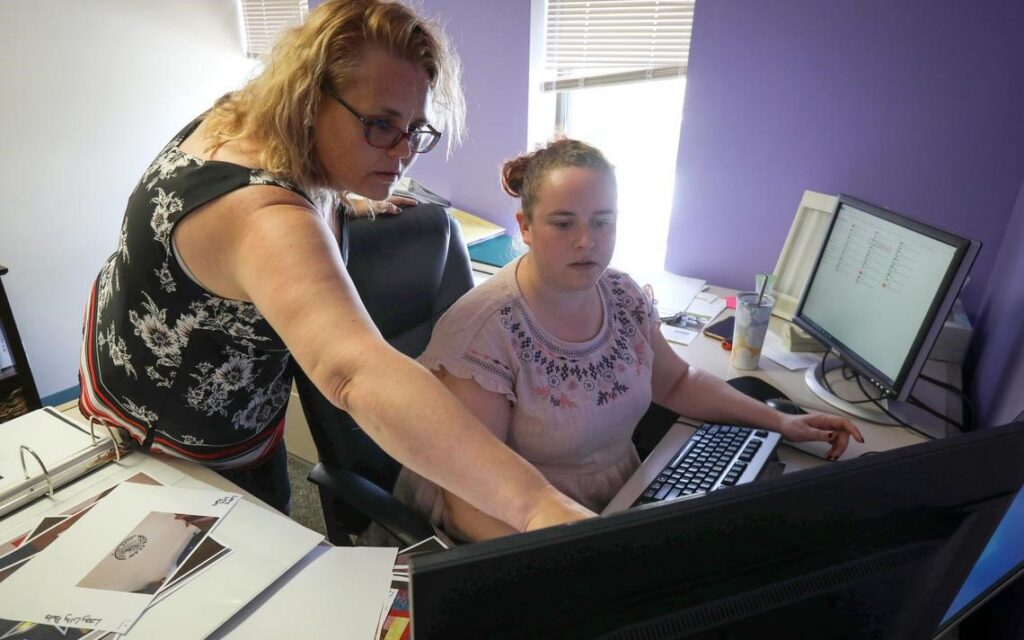 working in the new SERCC building
