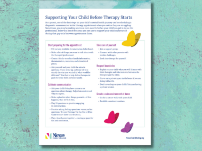 Supporting Your Child Before Therapy Starts
