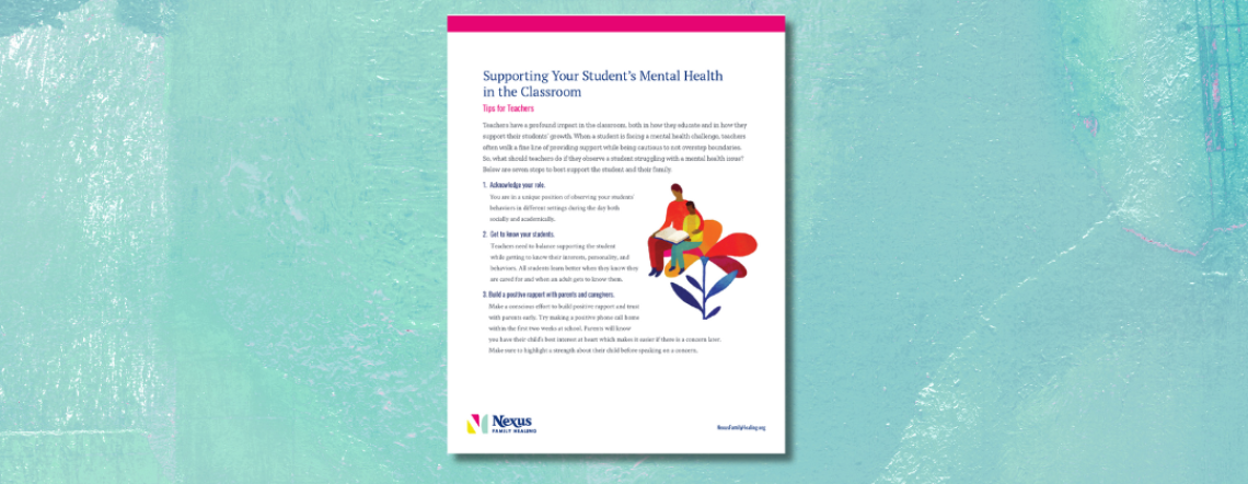Supporting Your Students Mental Health in the Classroom
